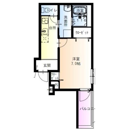 フジパレス出来島Ⅰ番館の物件間取画像